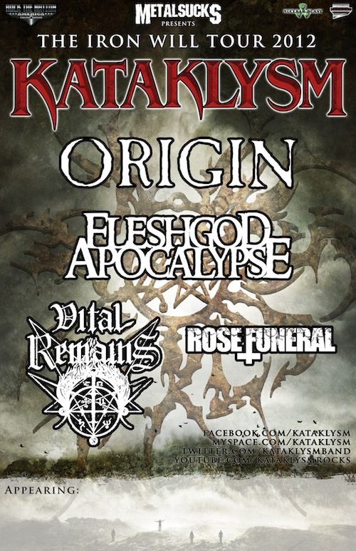 The Iron Will Tour featuring Kataklysm – TOUR REVIEW