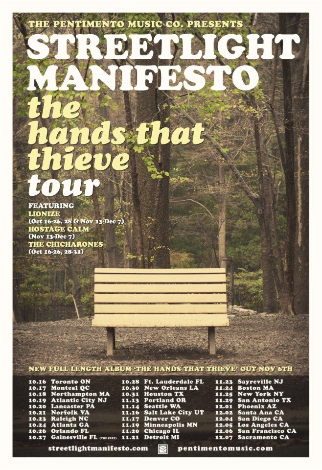 Lionize – 2nd ROAD BLOG from “The Hands That Thieve Tour” feat. Streetlight Manifesto