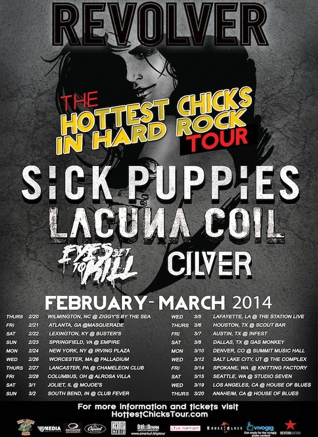 Play Your Local Date of Revolver’s “Hottest Chicks In Hard Rock Tour”