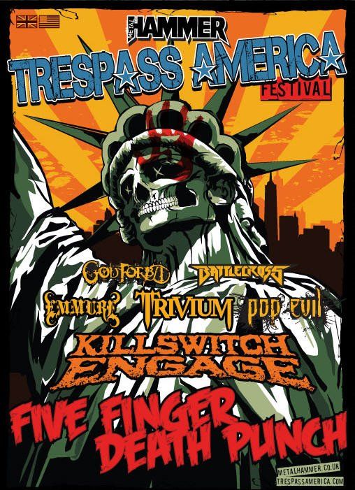 Trespass America Festival feat Five Finger Death Punch and Killswitch Engage – TOUR REVIEW