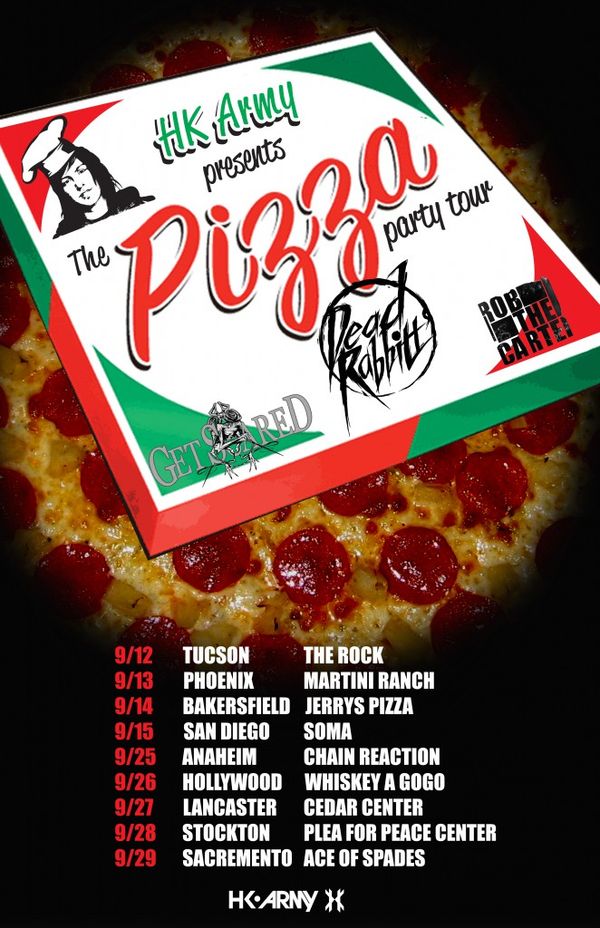 Get Scared – 2nd ROAD BLOG from the HK Army Pizza Party Tour