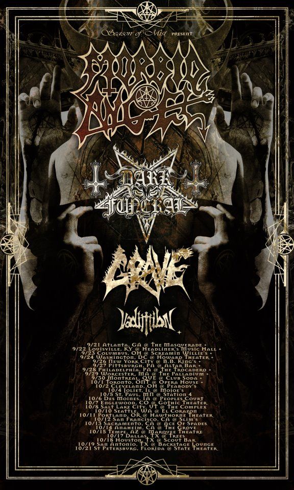 Morbid Angel North American Headline Tour 2012 – TOUR REVIEW