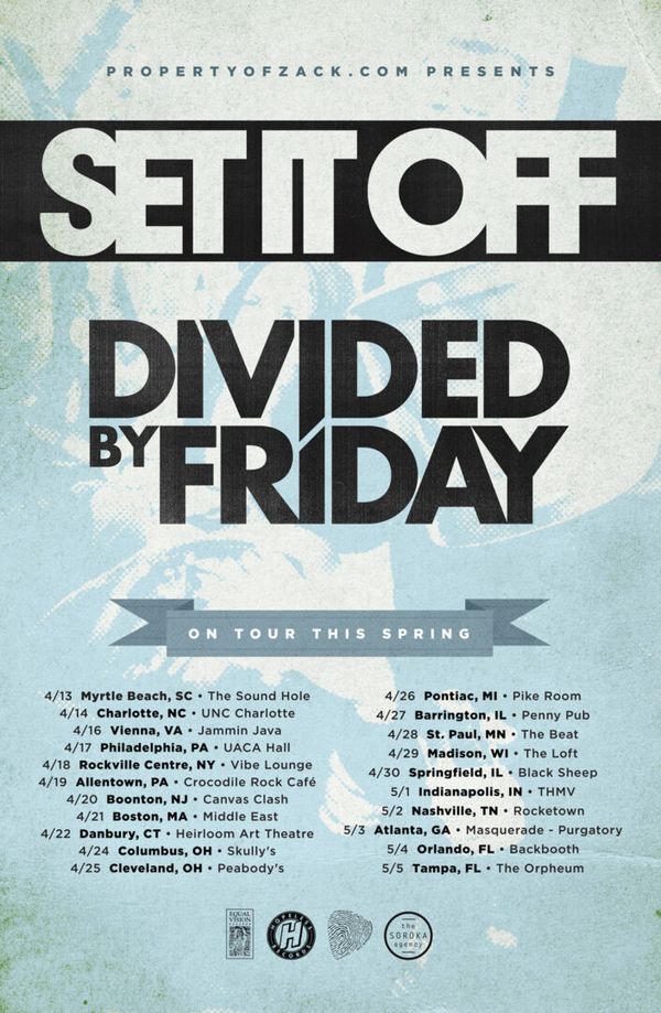 Set It Off / Divided By Friday Spring US Tour – REVIEW