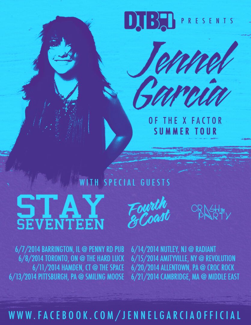 Jennel Garcia North American tour - poster