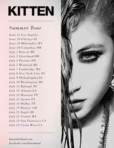 Kitten Headline Tour - poster