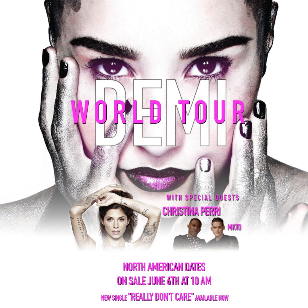 Demi World Tour - poster