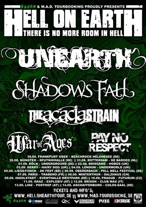 Hell On Earth Tour - poster