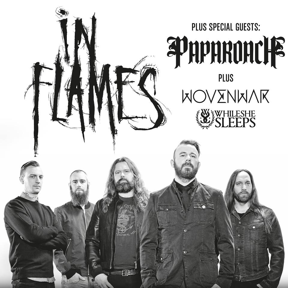 In Flames 2014 EU Tour-poster