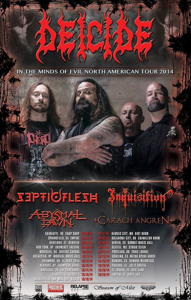 In The Minds Of Evil Tour-poster