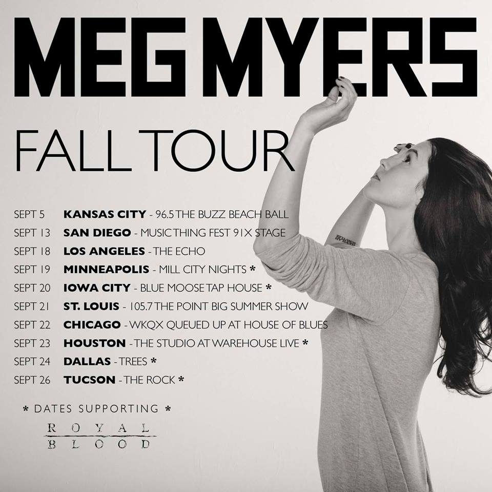 Meg Myers Fall Tour 2014 - poster