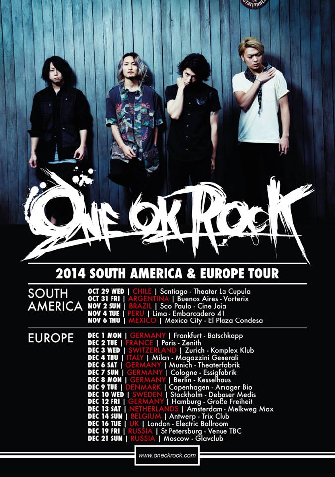 One-Ok-Rock-South-America-Europe-Tour-poster