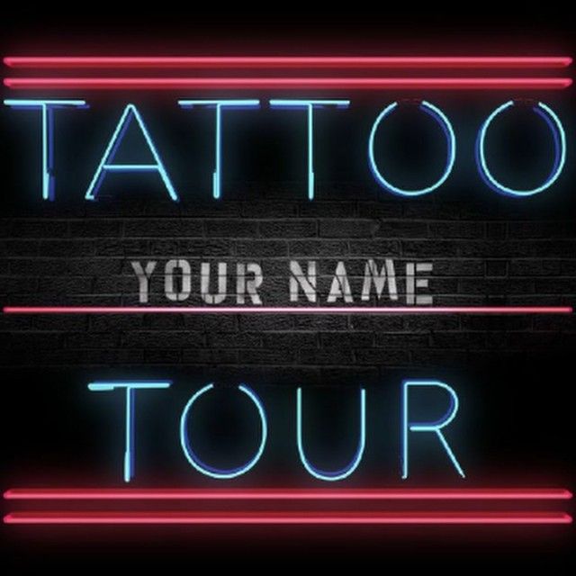 Tattoo You Name Tour - poster
