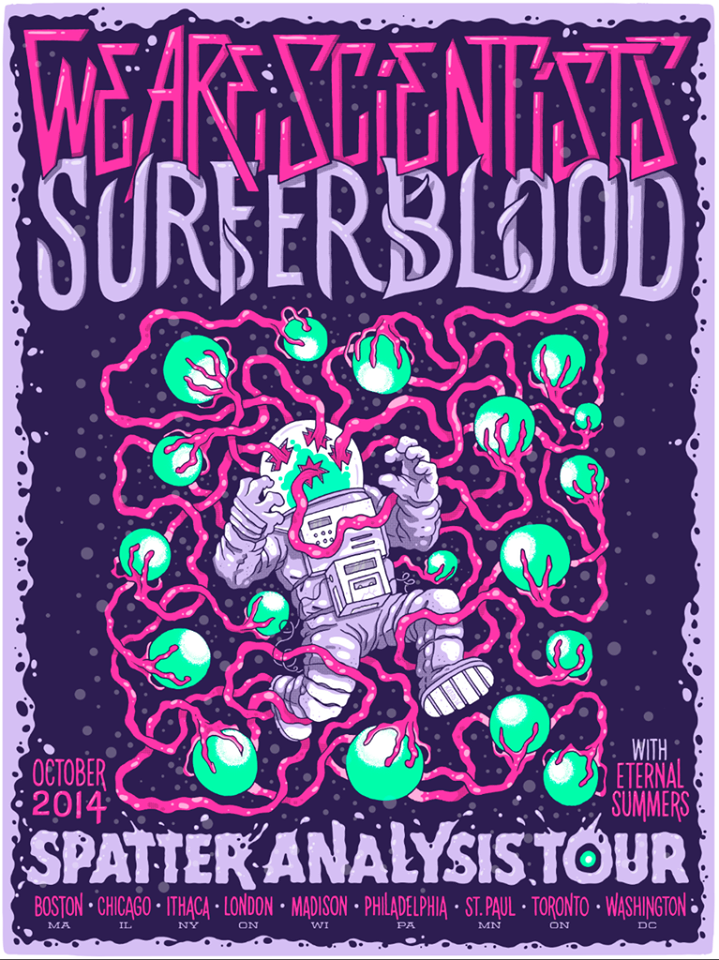 The Splatter Analysis Tour Fall 2014 - poster