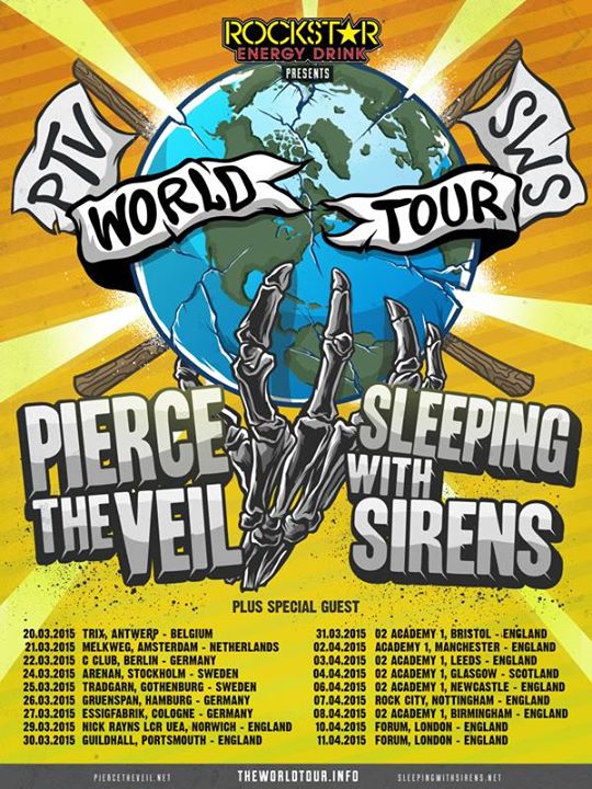 The World Tour UK EU 2015-poster