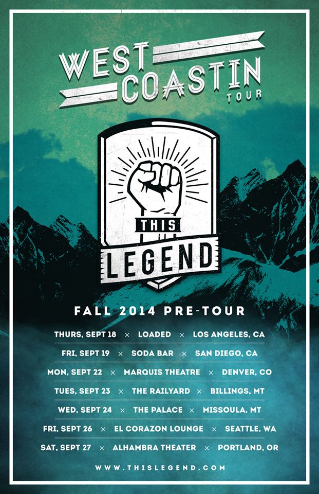 West Coastin Tour - poster