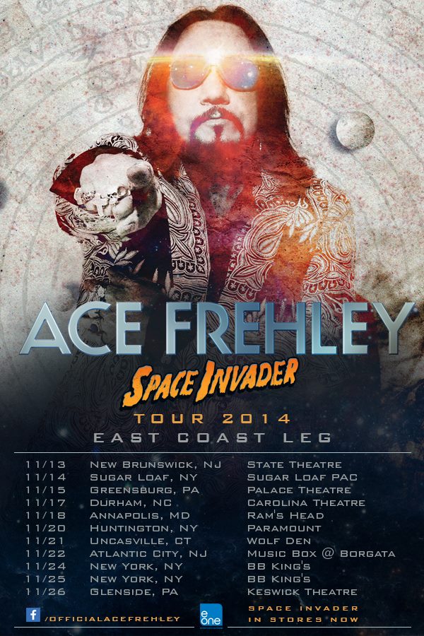 Ace Frehley Space Invader Tour - poster