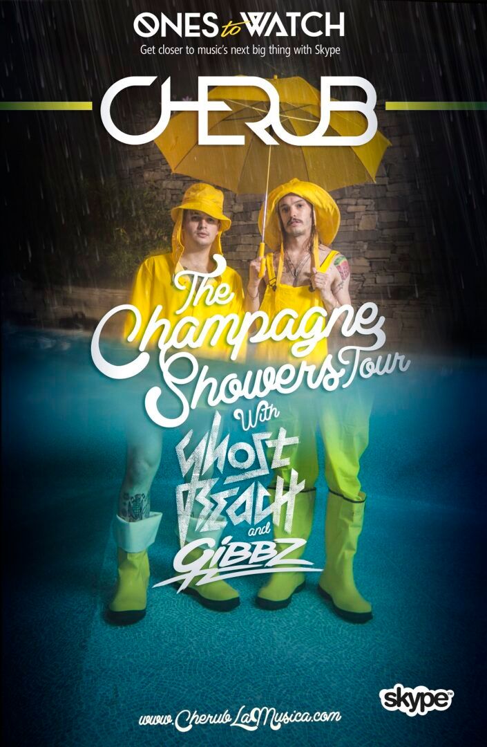 Cherub - The Champagne Showers Tour - Contest Image 1