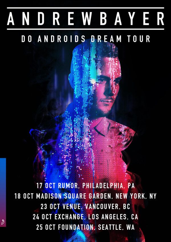 Do Androids Dream Tour - poster