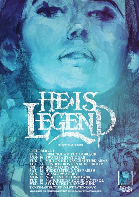 He Is Legend UK Tour 2014 - poster