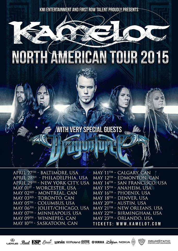 Kamelot-North-American-2015-Tour-poster
