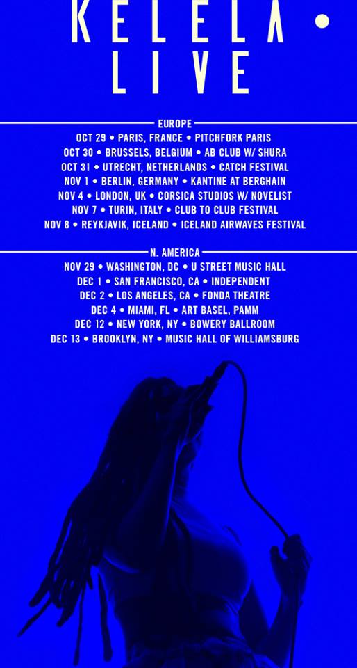 Kelela Fall Tour 2014 - poster