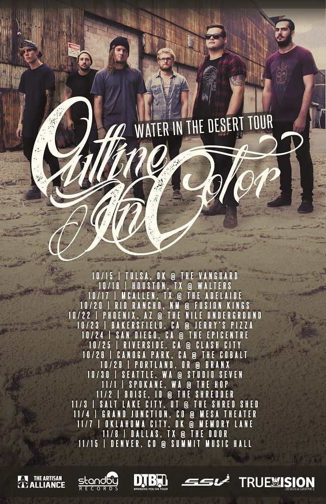 Outline In Color - Water In The Desert Tour - poster