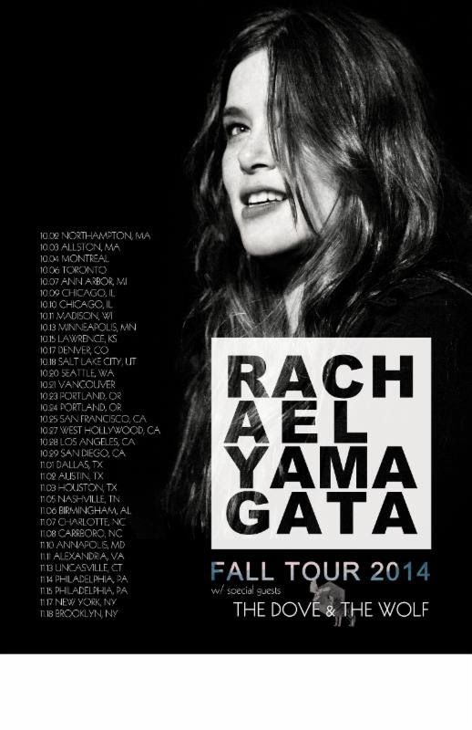 Rachael Yamagata 2014 North American Fall Tour - poster