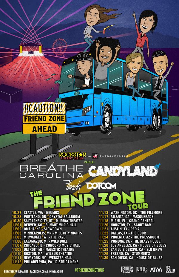 The Friend Zone Tour - poster