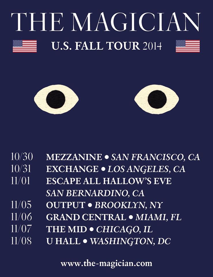 The Magician U.S. Fall Tour 2014 - poster