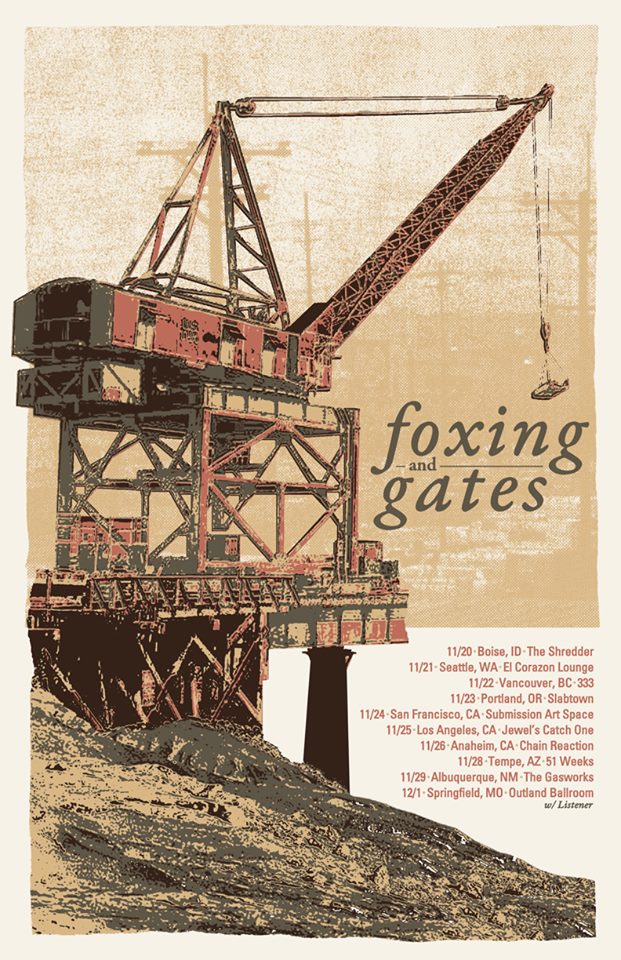 Foxing-And-Gates-Fall-U.S.-Tour-poster