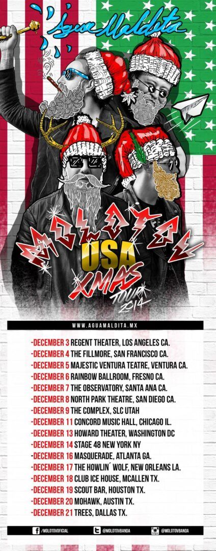 Gua Maldita Navidad Tour-poster