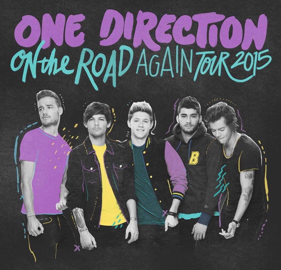 One Direction - On The Road Again 2015 Tour - poster