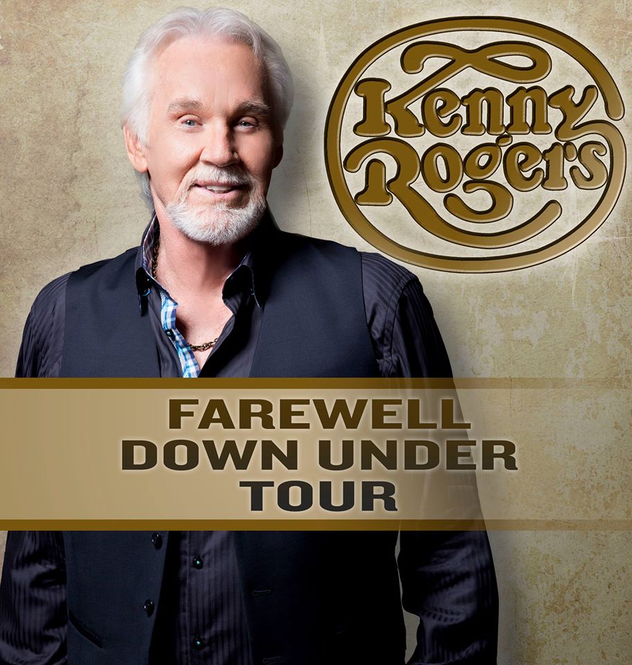 Kenny Rogers - Farewell Down Under Tour - poster