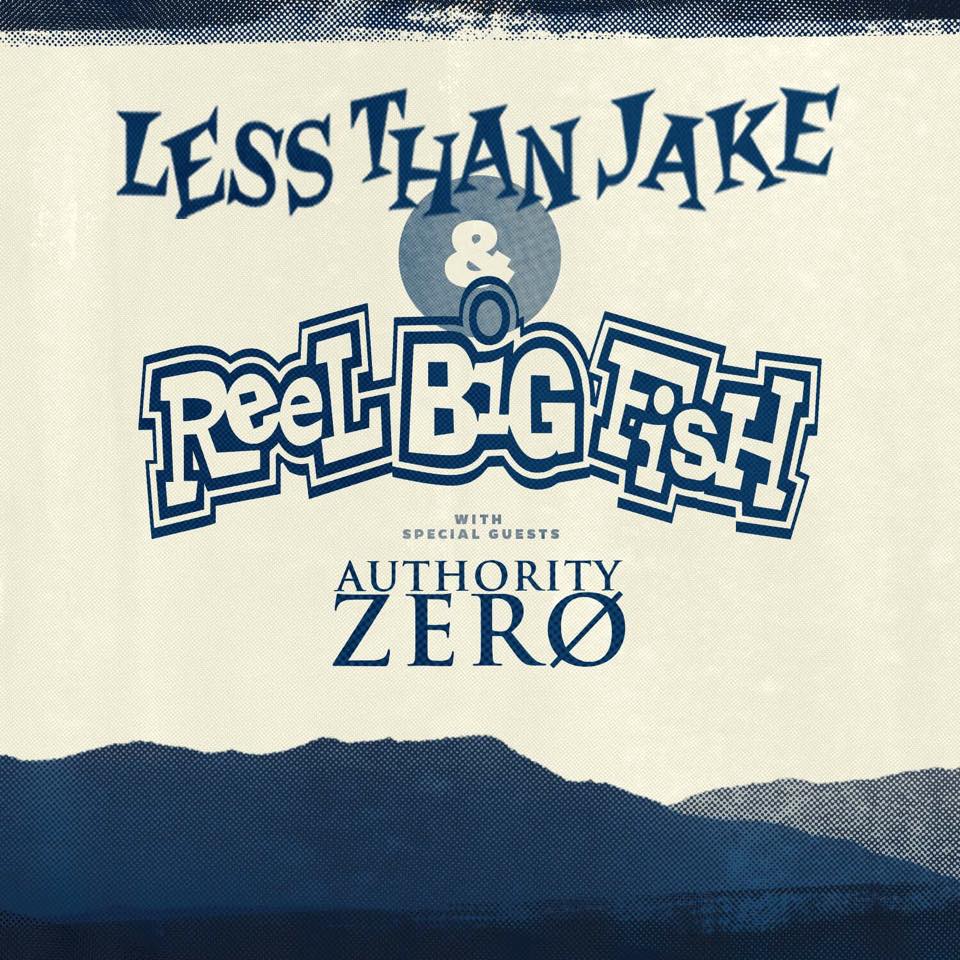 Less Than Jake and Reel Big Fish - CoHeadlining US Tour 2015 - poster