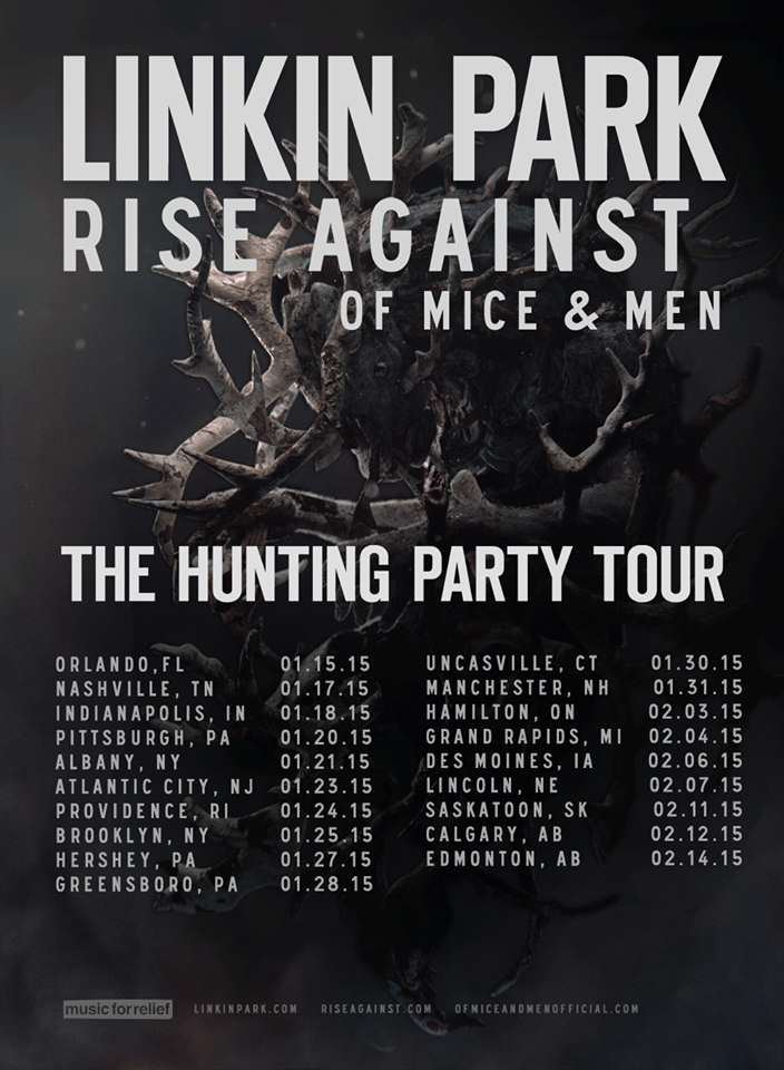 Linkin-Park-Hunting-Party-Tour-poster