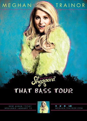 Meghan Trainor - That Bass Tour - poster