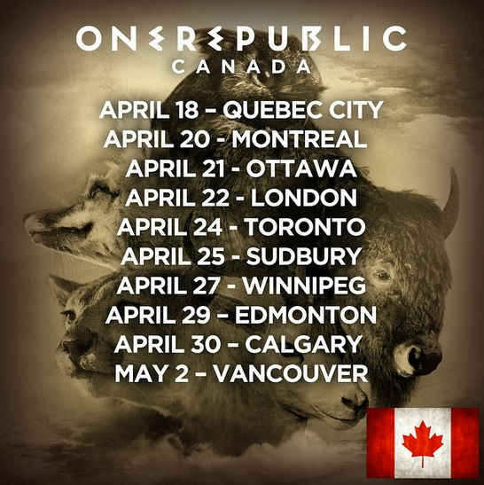 OneRepublic-Canadian-Spring-Tour-poster