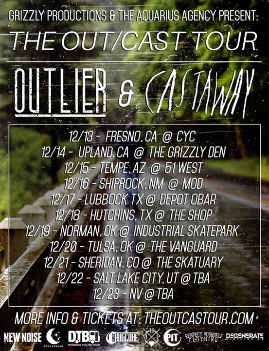 Outlier-Castaway-The-Outcast-Tour-poster