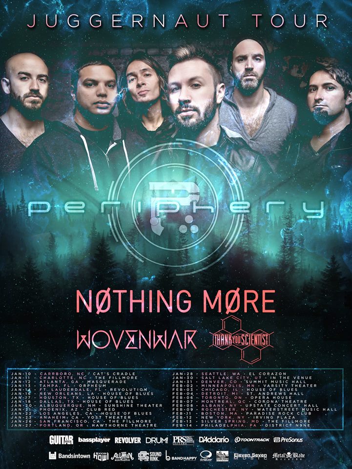 Periphery - The Juggernaut Tour - poster