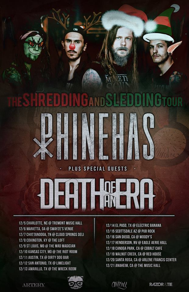 Phinehas - The Shredding and Sledding Tour - poster