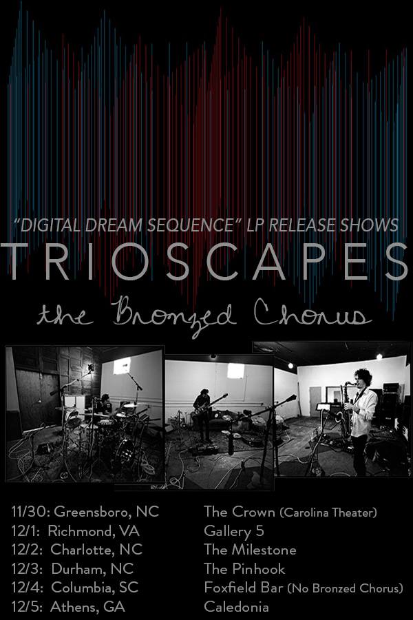 Trioscapes - Digital Dream Sequence Release Tour - poster