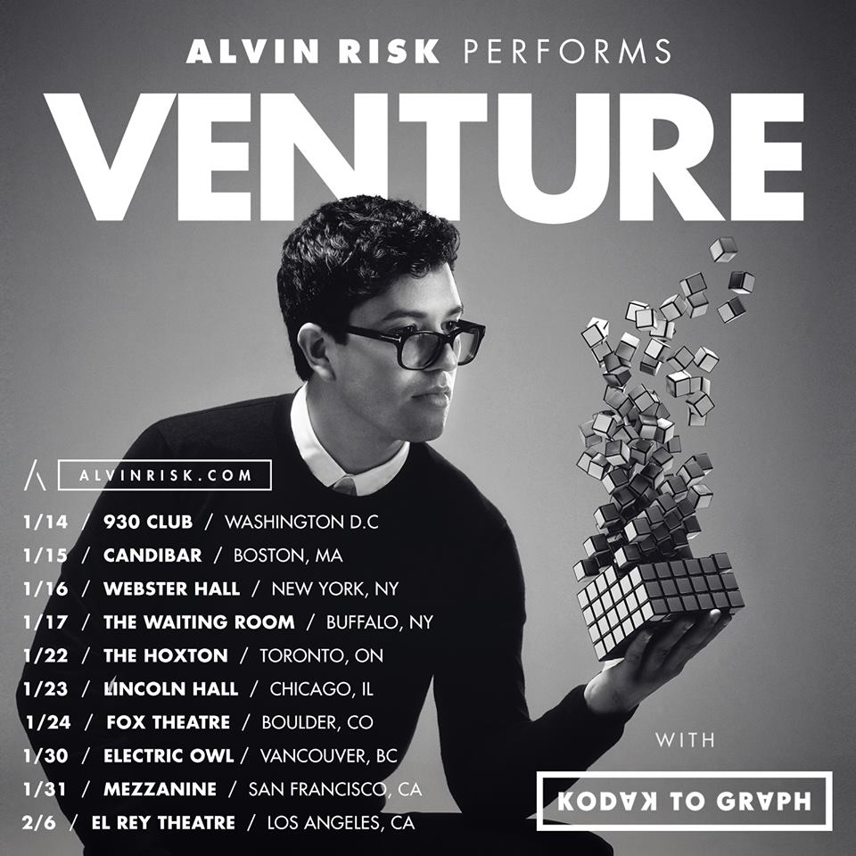 Alvin Risk - Venutre Tour 2015 - poster