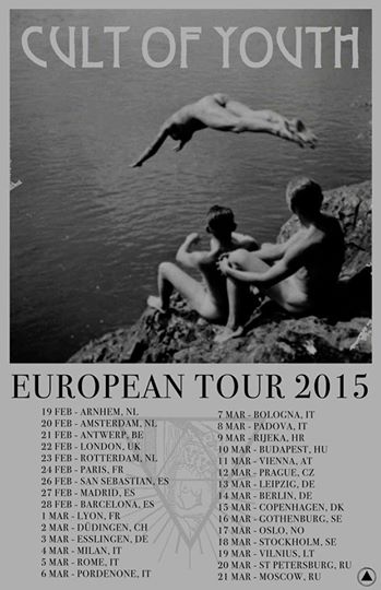Cult of Youth - European Tour 2015 - poster