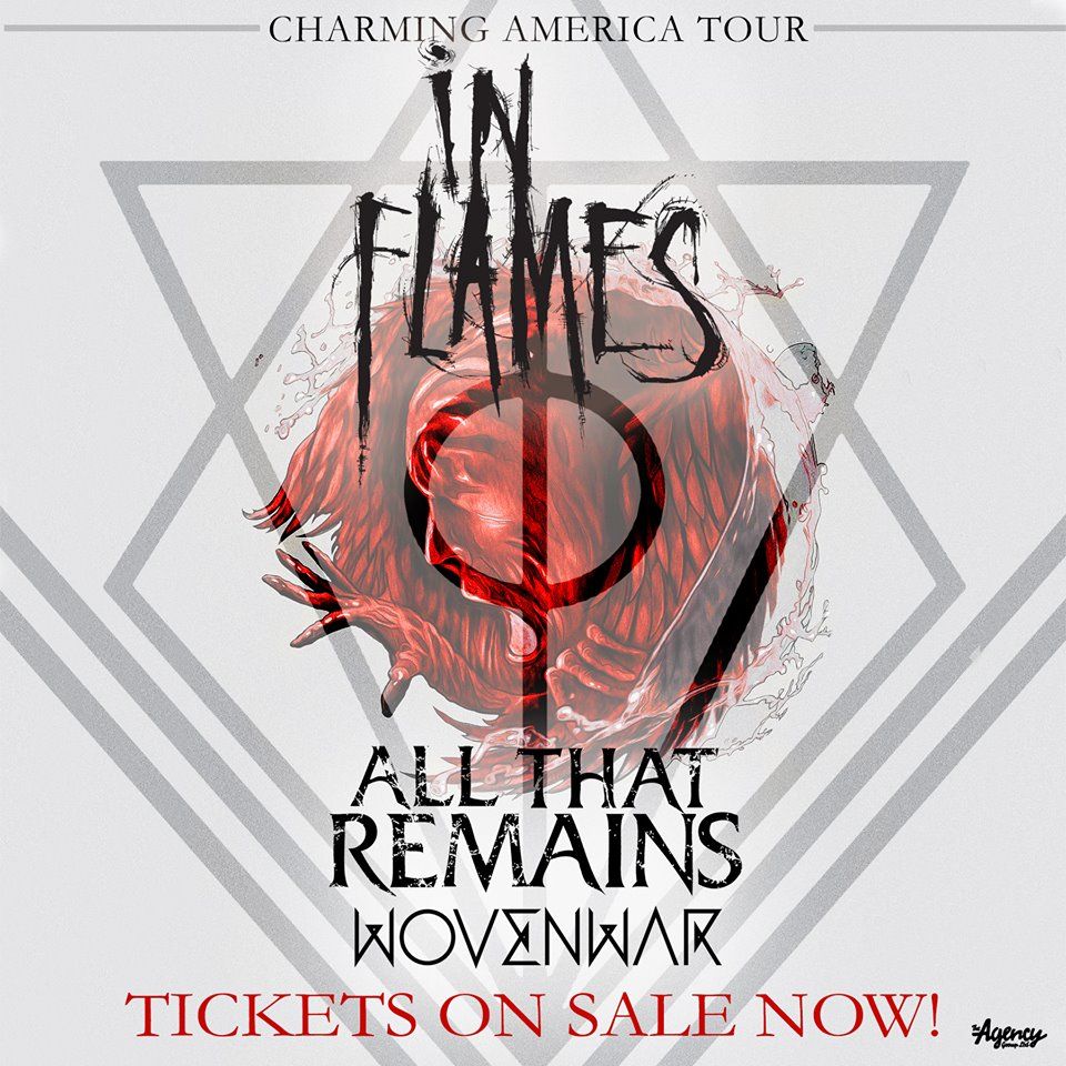 In Flames - Charming America Tour - poster