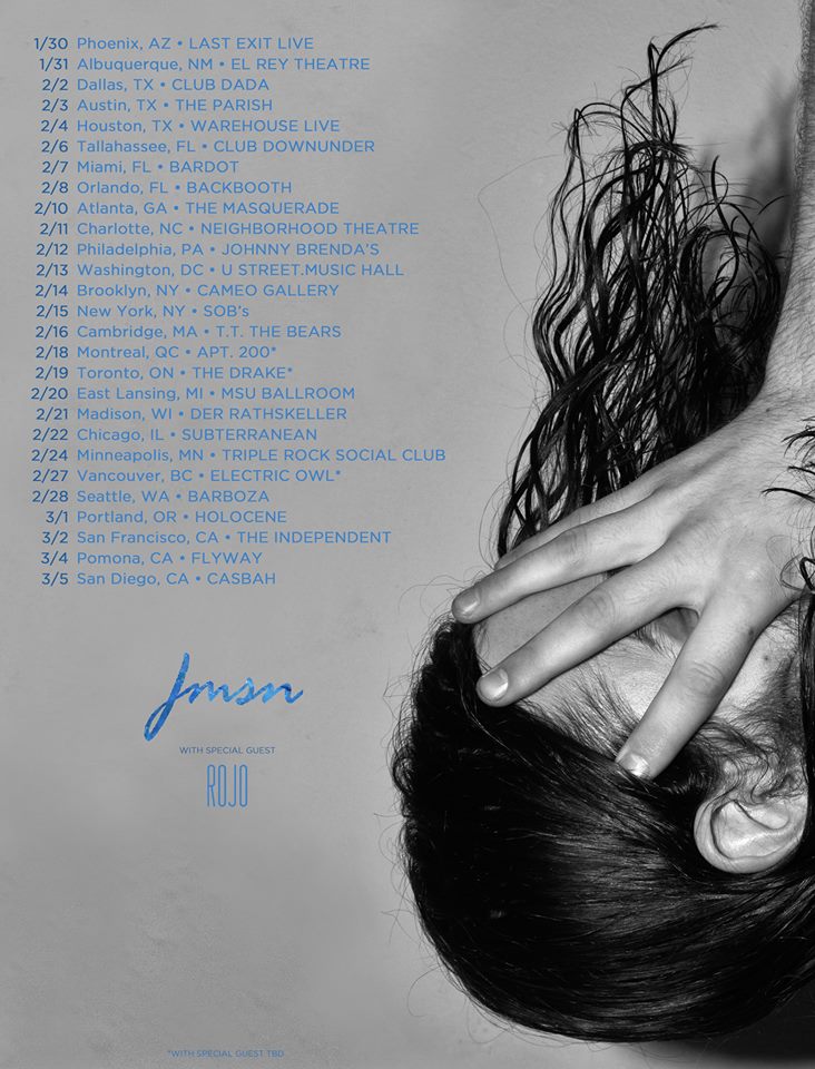 JMSN - North American Winter 2015 Tour - poster