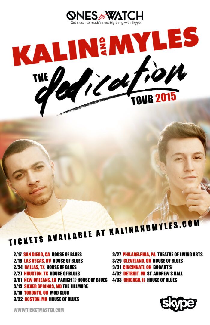 Kalin and Myles - The Dedication Tour - contest image
