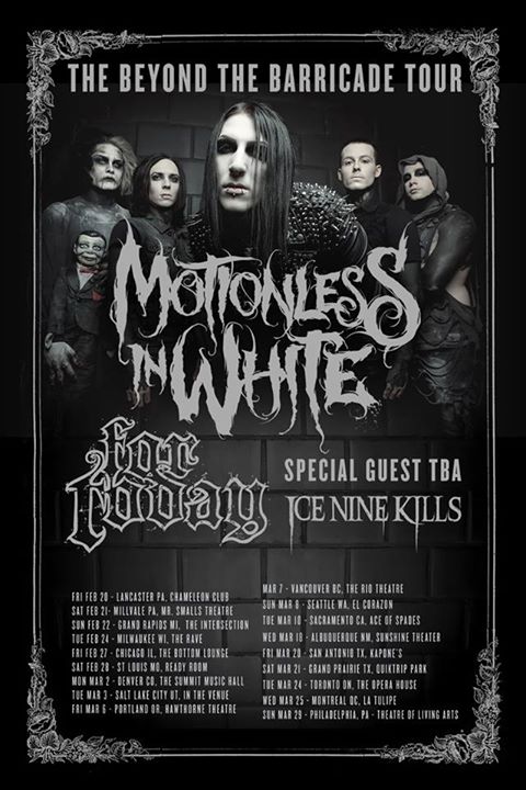 Motionless-In-White-Beyond-The-Barricade-Tour-poster