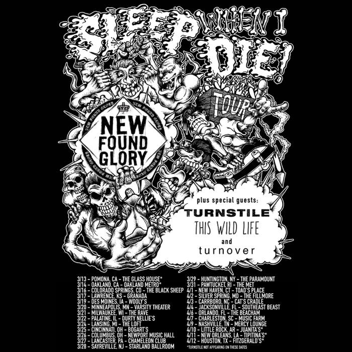 New-Found-Glory-Sleep-When-I-Die-Tour-poster