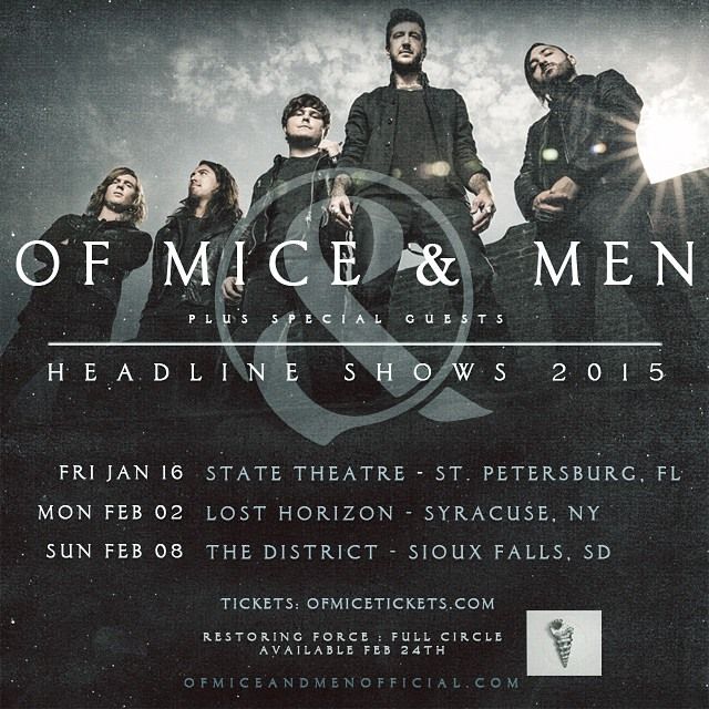 Of-Mice-&-Men-Winter-Headlining-Shows-poster