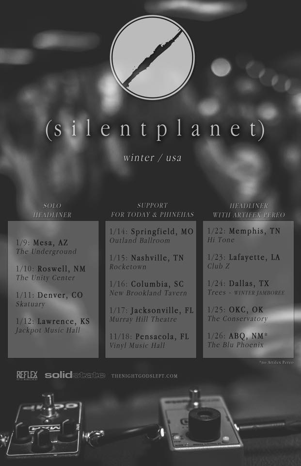 Silent Planet - U.S. Winter 2015 Tour - poster